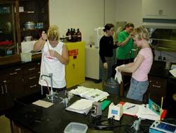 Image of Students in Lab