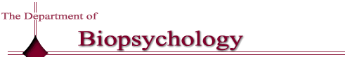 The Department of Biopsychology.