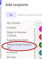 Click Global Address List
