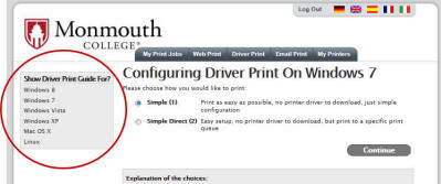 Driver Print Guides
