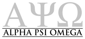 Alpha Psi Omega logo